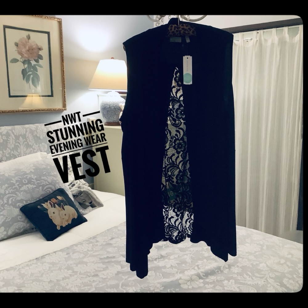 👠👠STUNNING EVENING SHAWL VEST